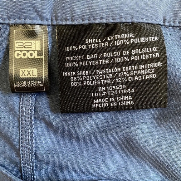 32 Degrees Ladies' Tech Skort/Skirt, Vintage Indigo (Blue), XXL NWT - Picture 13 of 14
